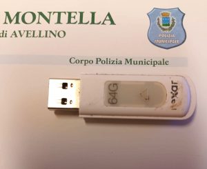 Chiavetta USB rinvenuta in Via Verteglia il 14/12/2023